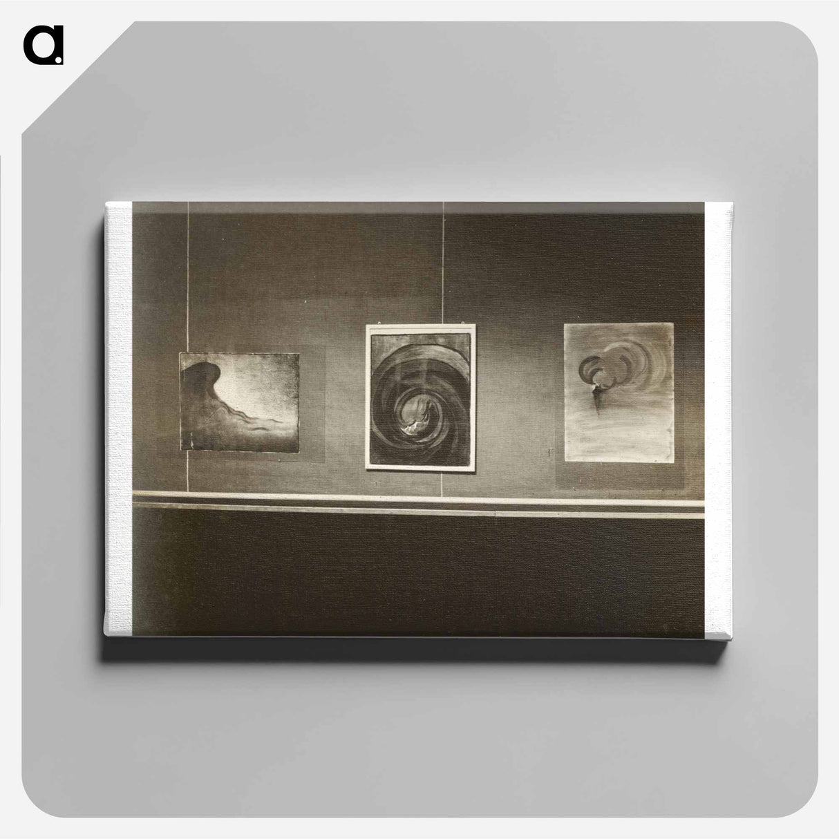 Main Room - Wall to left hand - アルフレッド スティーグリッツ Canvas.