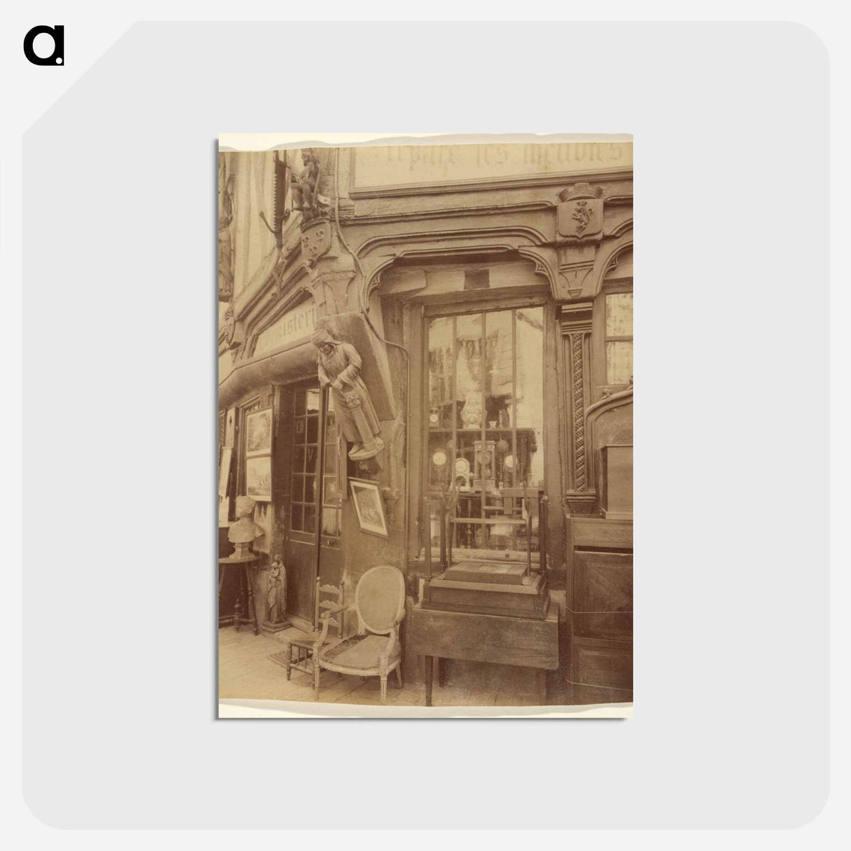 アートポストカード-Compiègne-Vielle Maison rue des Lombards
- ウジェーヌ アジェ Postcard.