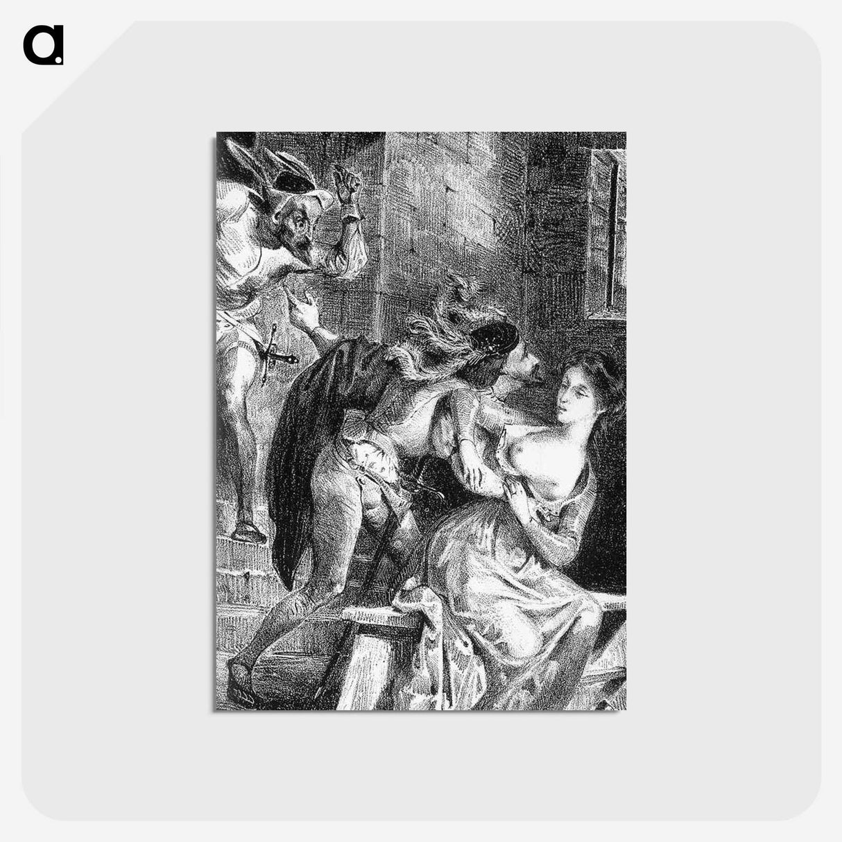 2-32_Eugene-Delacroix_postcard