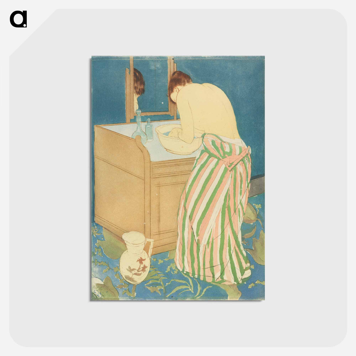 アートポストカード-Public domain image from The National Gallery of Art - メアリー カサット Postcard.