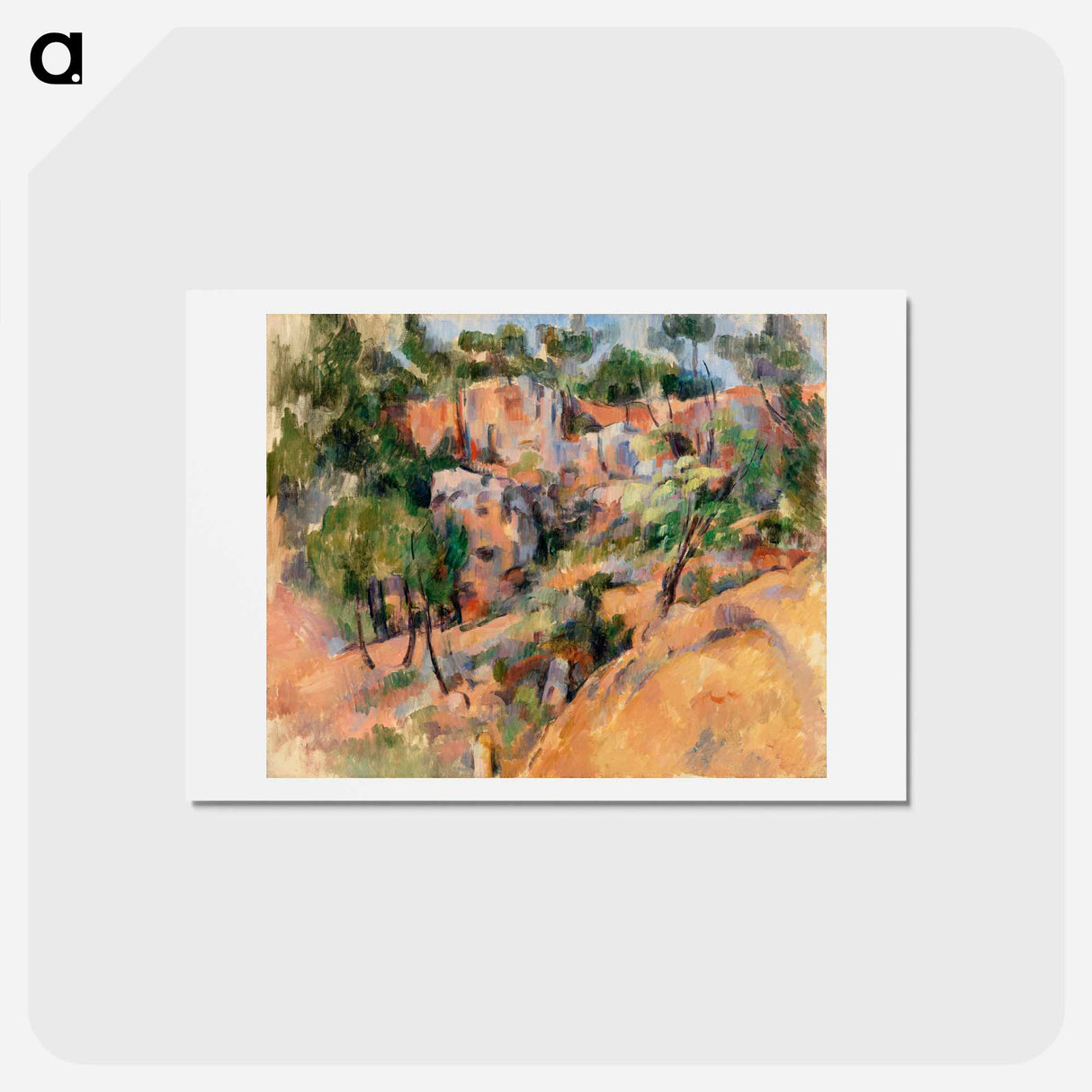 アートポストカード-Bibémus - ポール セザンヌ Postcard.