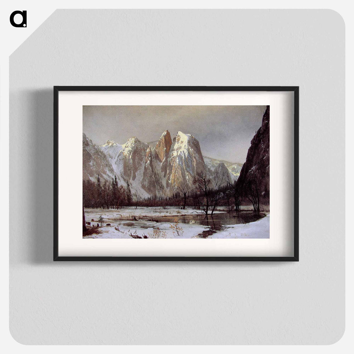 アートポスター-Cathedral Rock, Yosemite Valley, California - アルバート ビアスタット Poster.