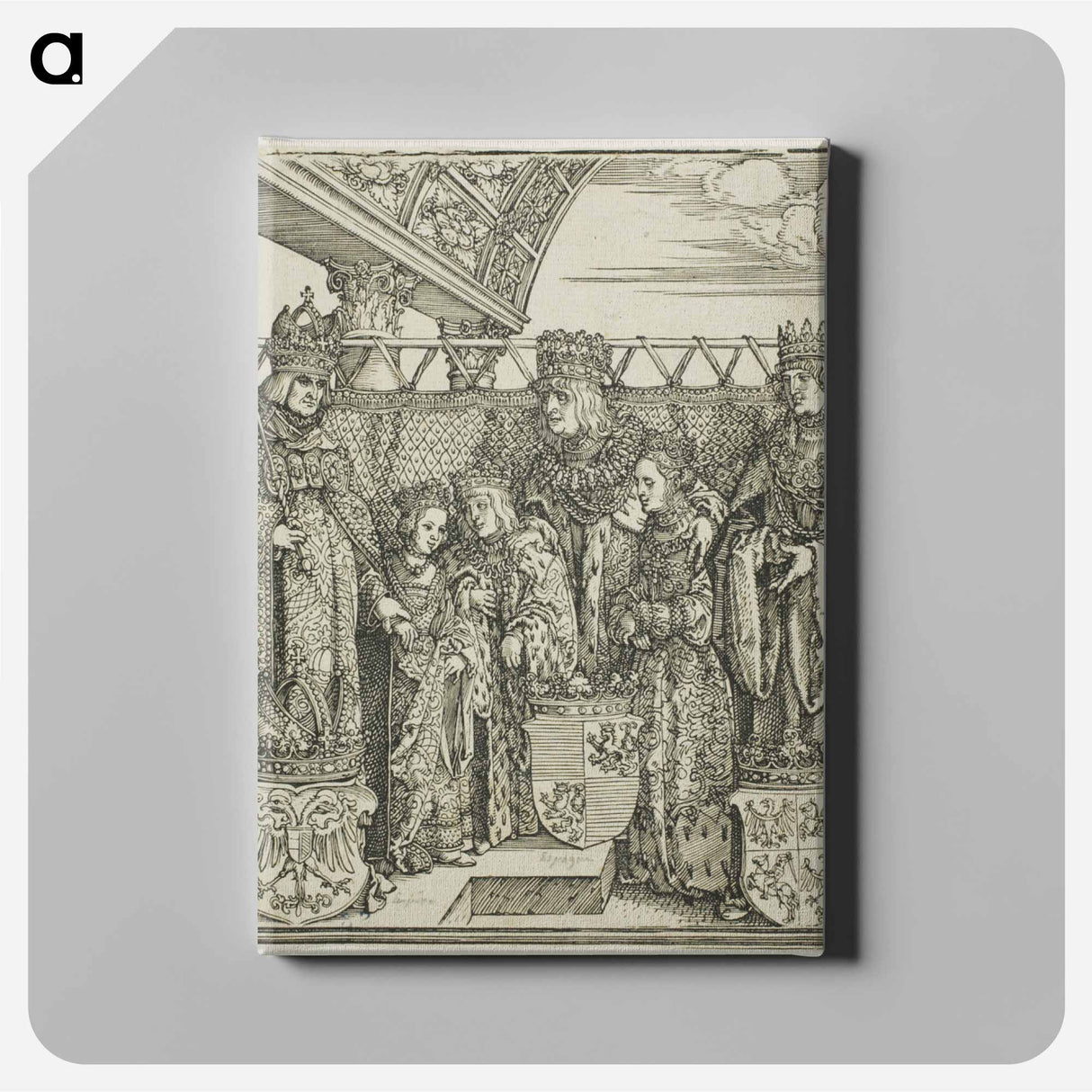 The Congress and Double Betrothal at Vienna - アルブレヒト デューラー Canvas.