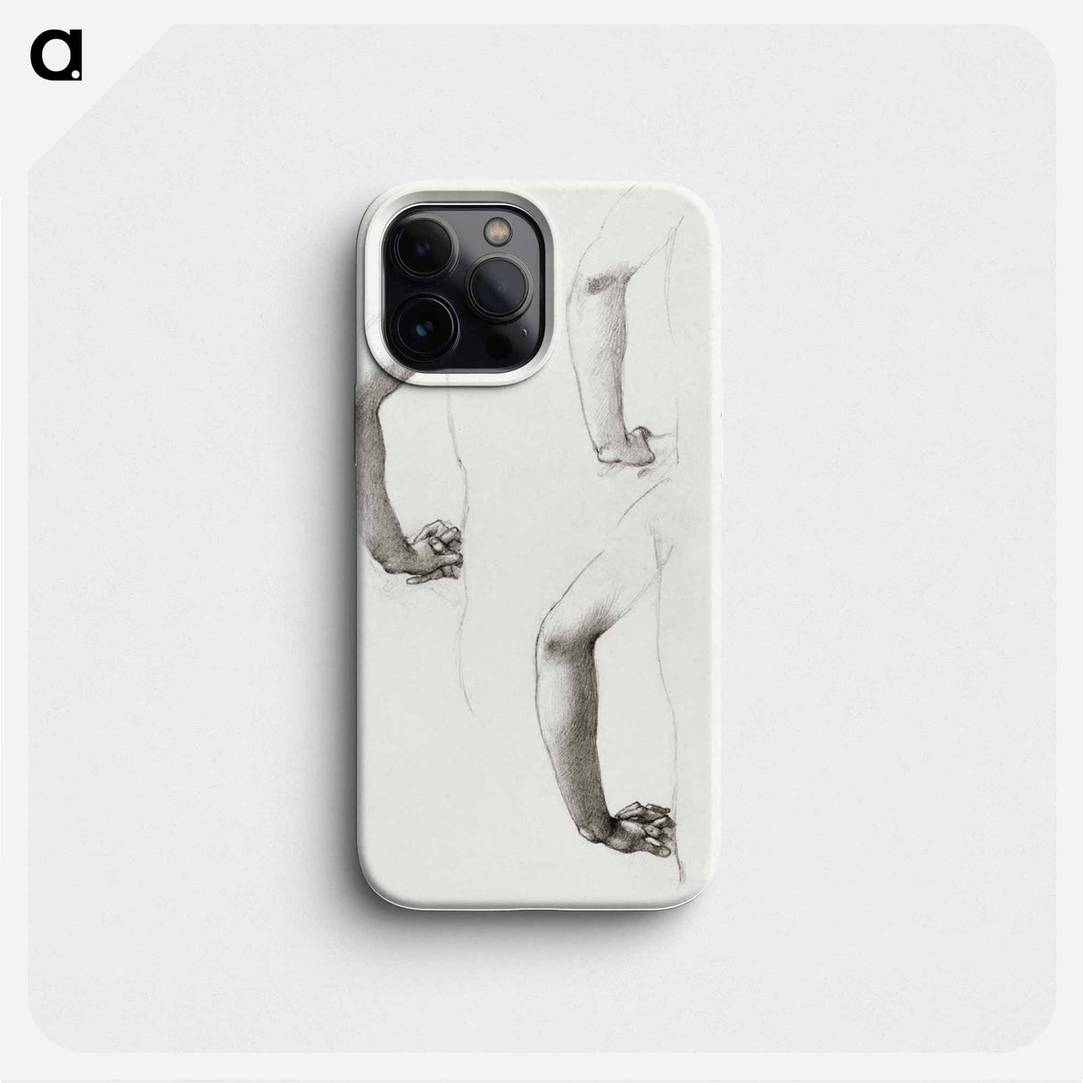 Studies of an Arm and Hands - エドワード バーン ジョーンズ Phone Case.