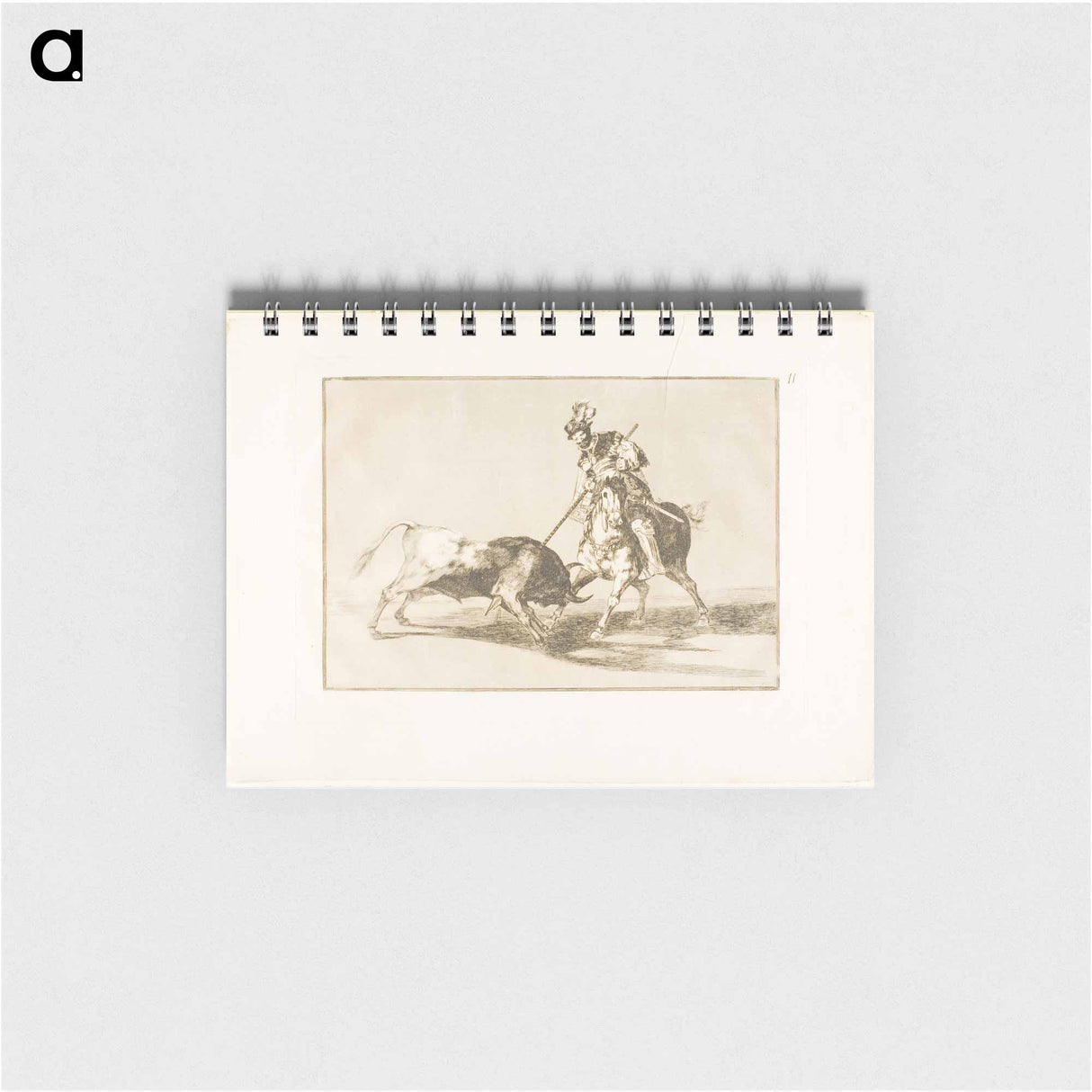 The Cid Campeador spearing another bull - フランシスコ デ ゴヤ Memo.