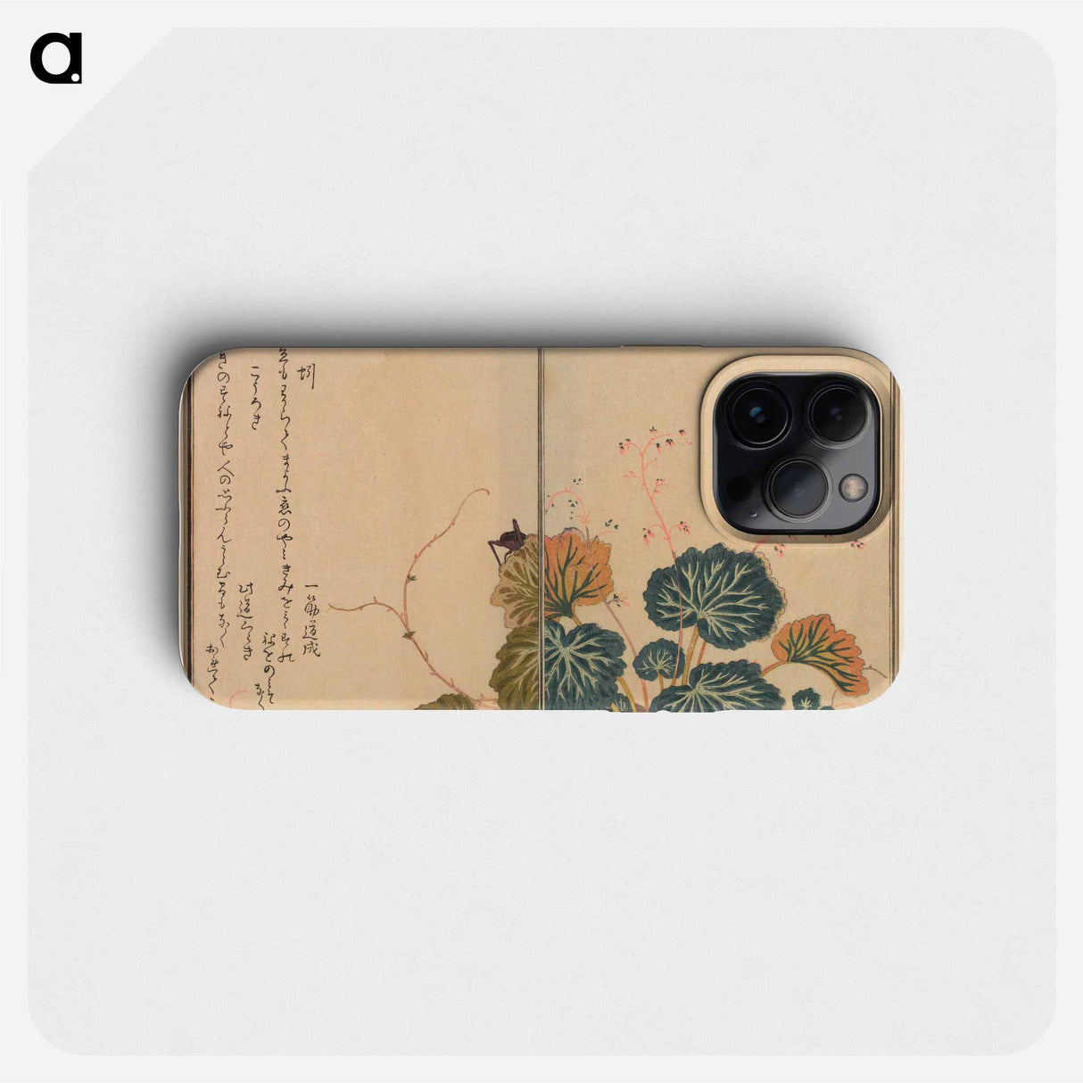 Illustrated Poem Book - 喜多川 歌麿 Phone Case.