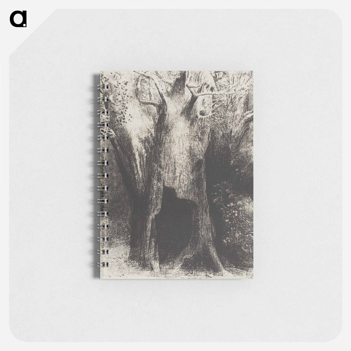 I Plunged into Solitude. I Dwelt in the Tree behind Me - オディロン ルドン Memo.