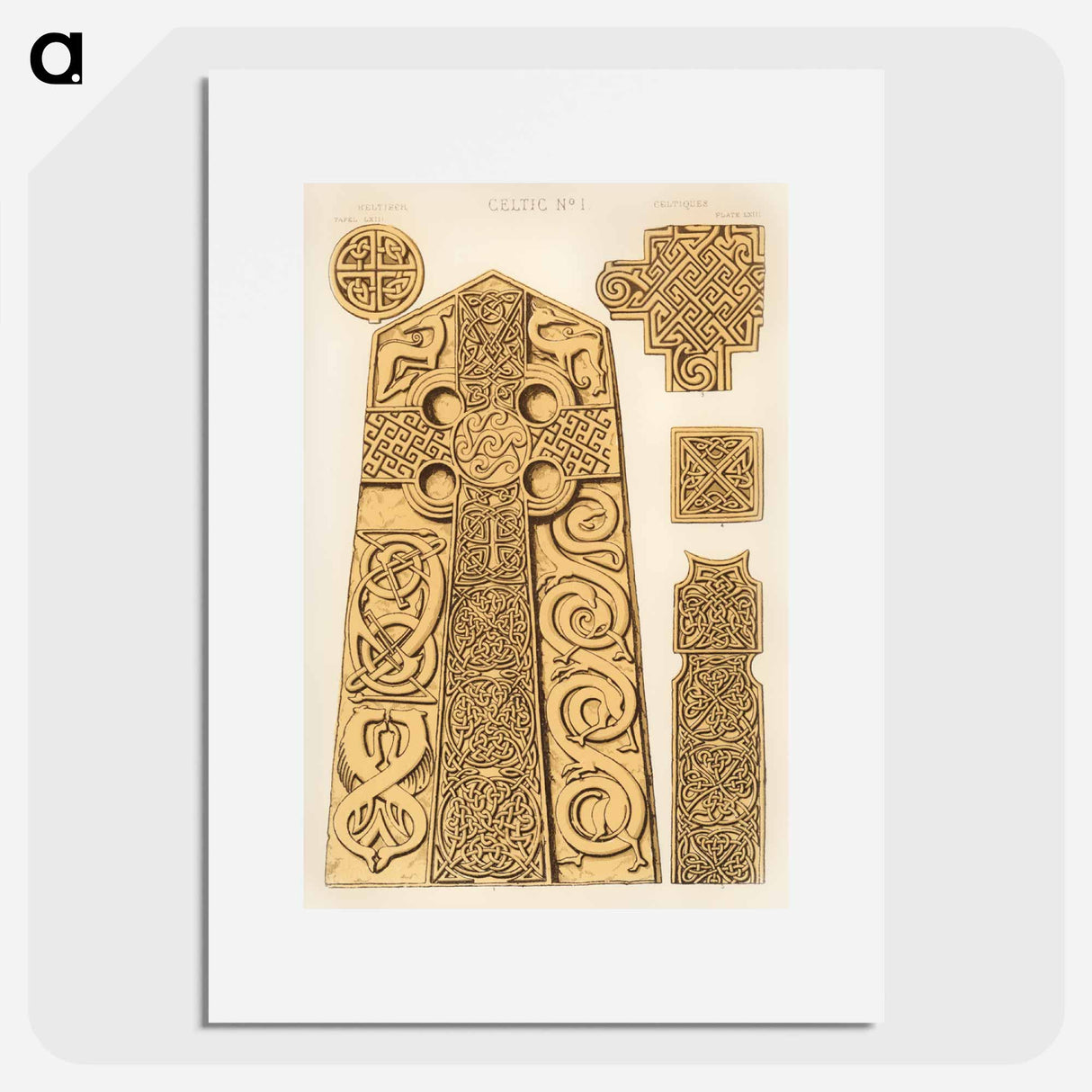 アートポスター-Nineteenth-Century Ornamental Pattern
- 装飾の文法 Poster.