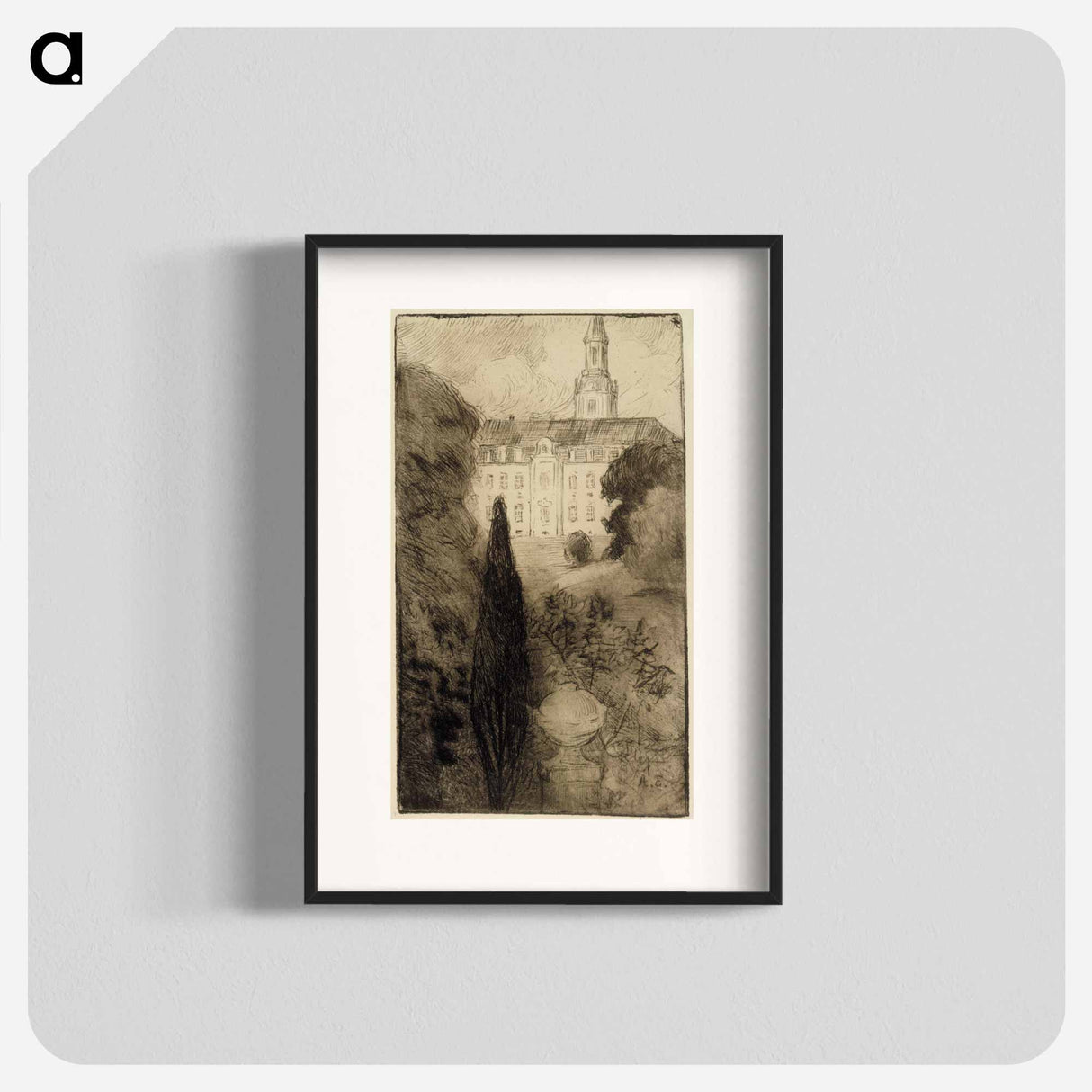 Bregentvedin linnasta - アルバート エーデルフェルト Poster.