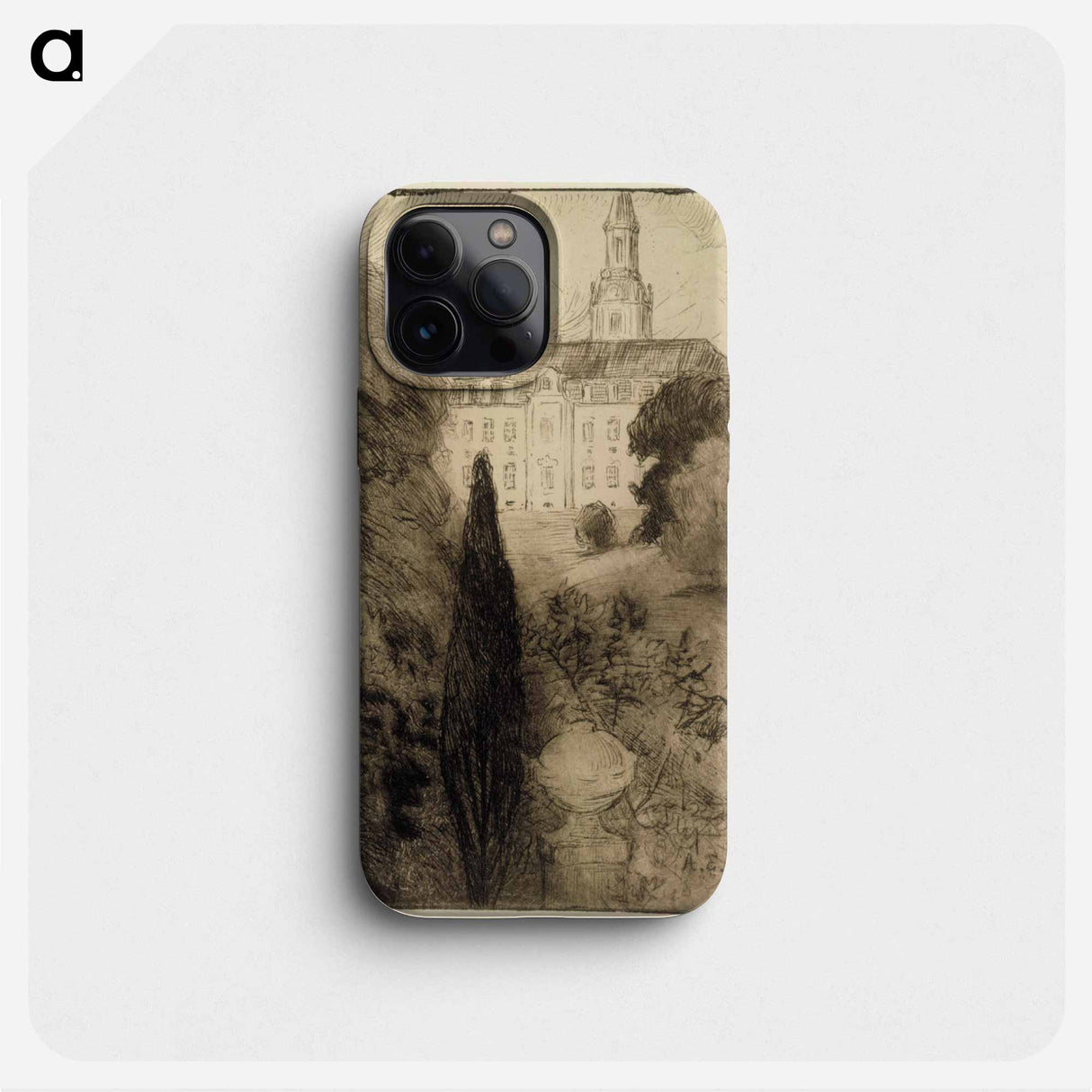 Bregentvedin linnasta - アルバート エーデルフェルト Phone Case.