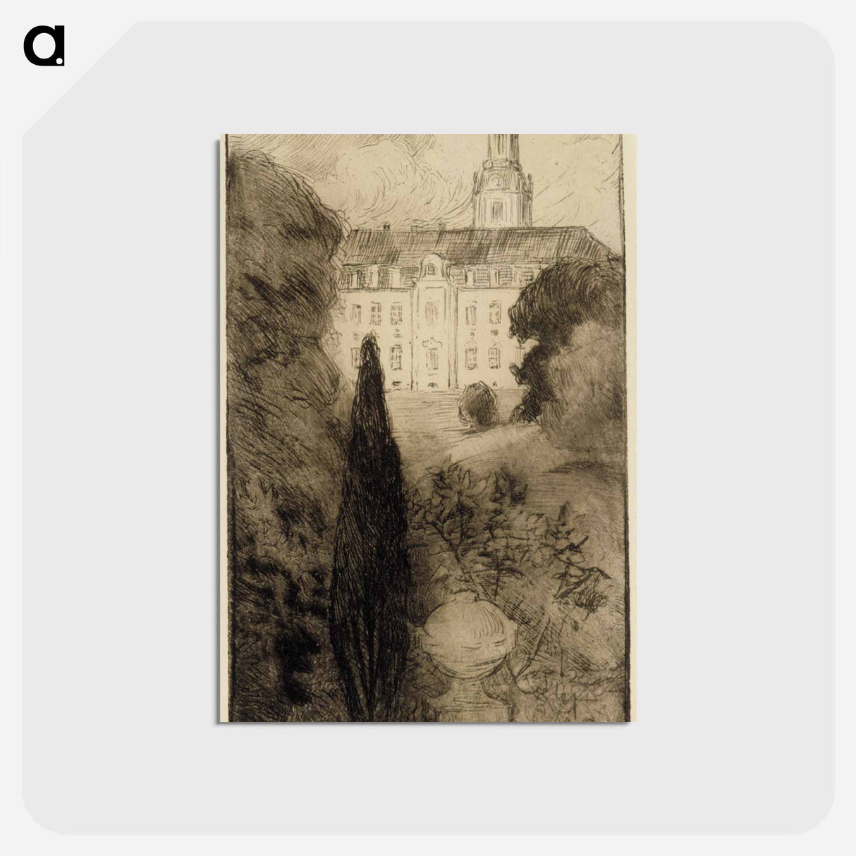 Bregentvedin linnasta - アルバート エーデルフェルト Postcard.