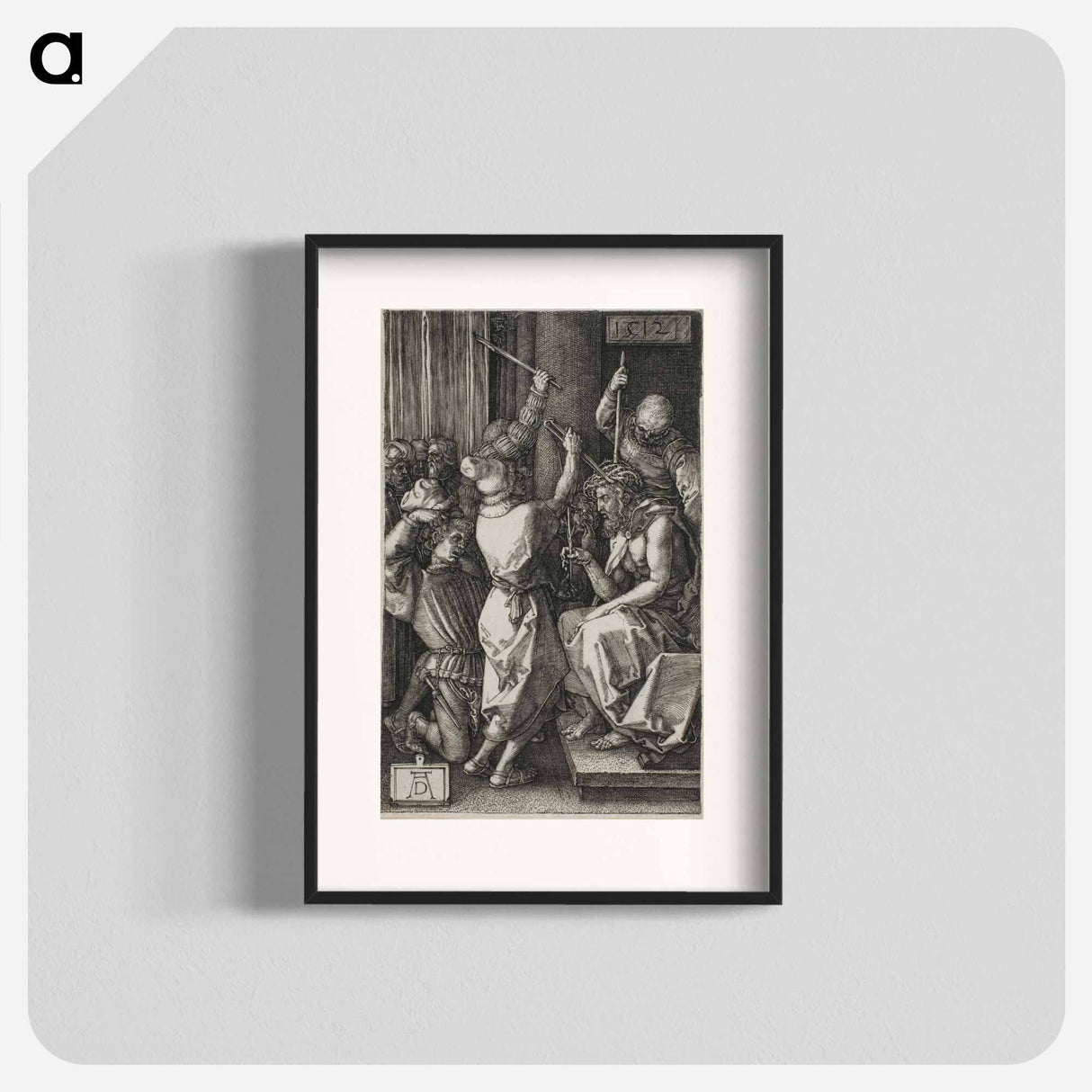 Christ Crowned with Thorns - アルブレヒト デューラー Poster.