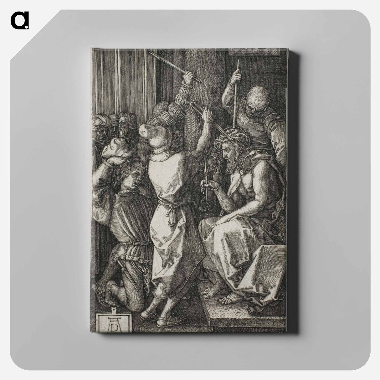 Christ Crowned with Thorns - アルブレヒト デューラー Canvas.