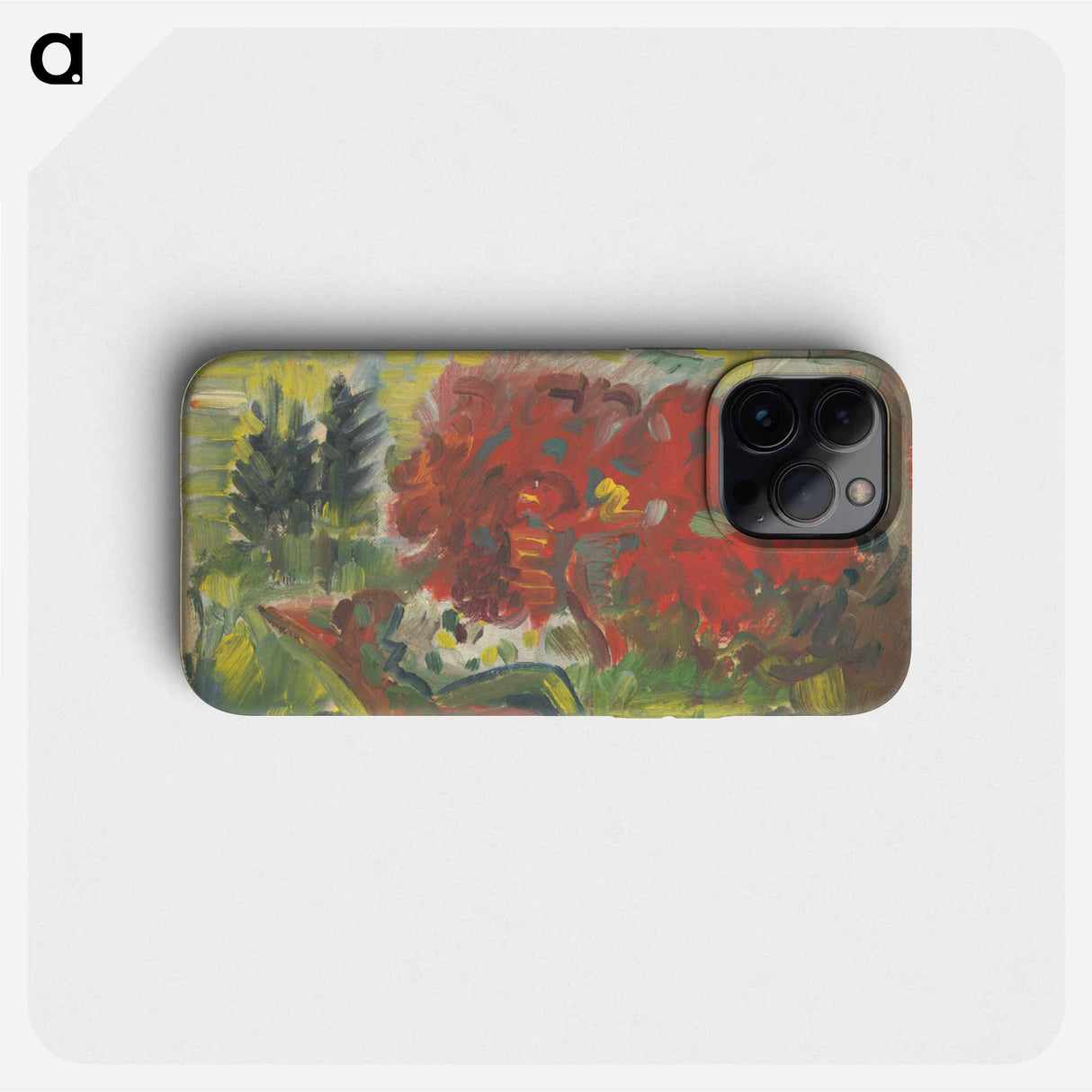 Reclining nude in a garden - アーノルド ピーター ワイズ クビンチャン Phone Case.
