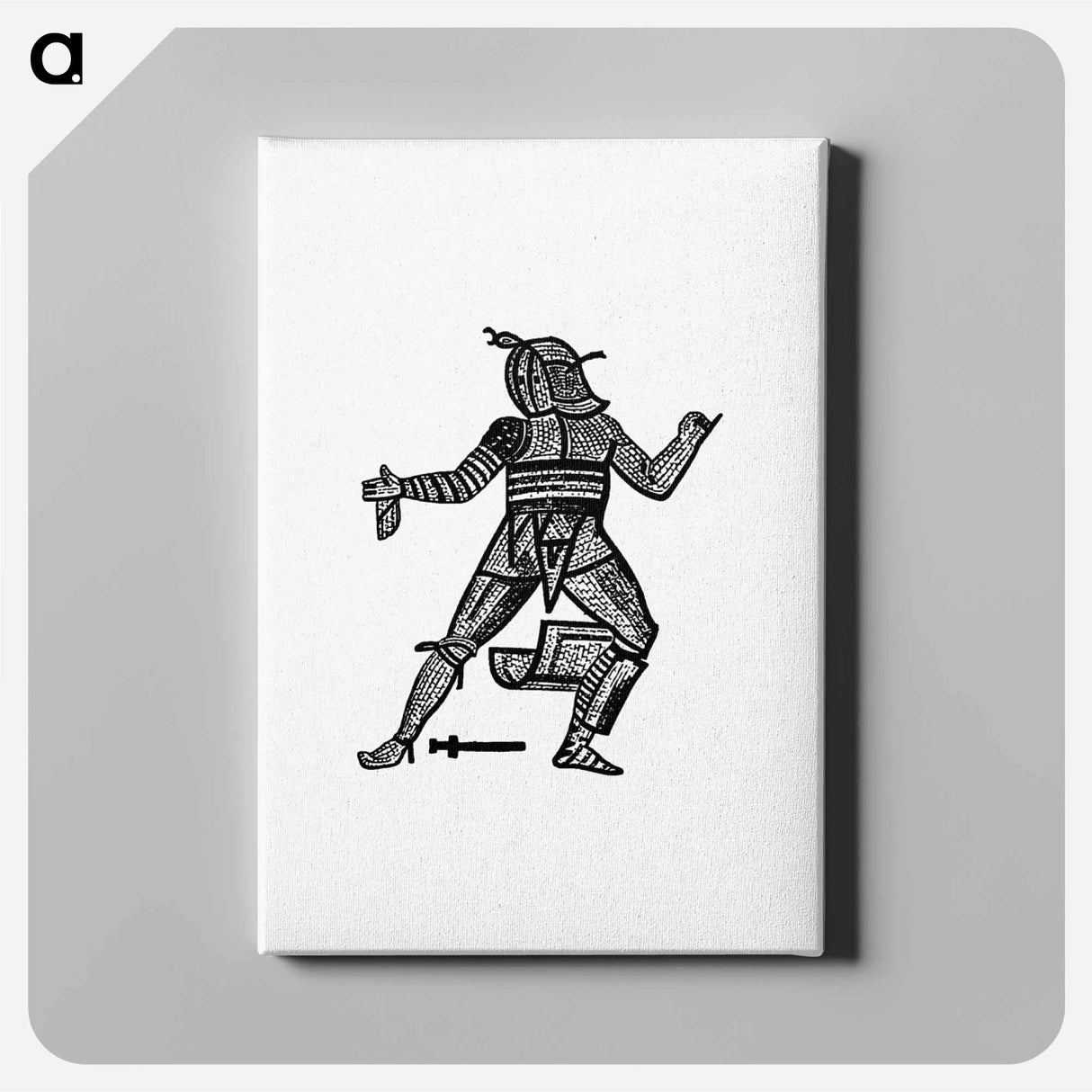 アートパネル-Gladiator from Les Chroniqueurs de l'Histoire de France Depuis les Origines Jusqu'au XVIe Siècle
- 大英図書館 Canvas.