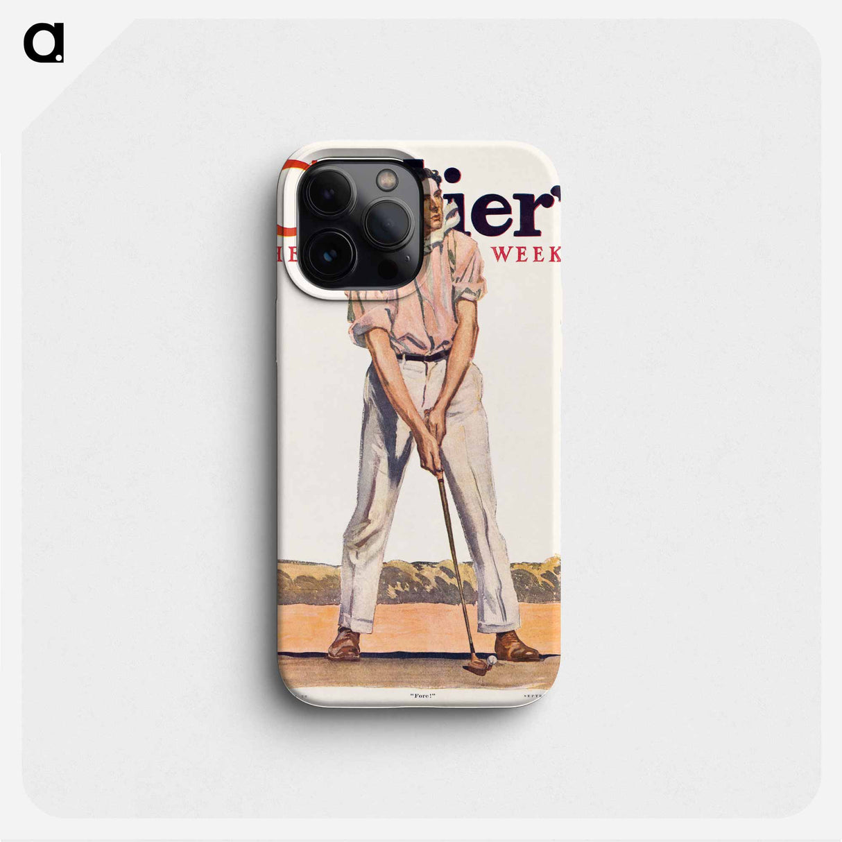 Fore! - Edward Penfield Phone Case.