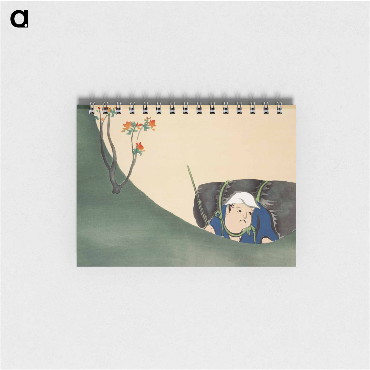 Samurai from Momoyogusa–Flowers of a Hundred Generations - 神坂 雪佳 Memo.