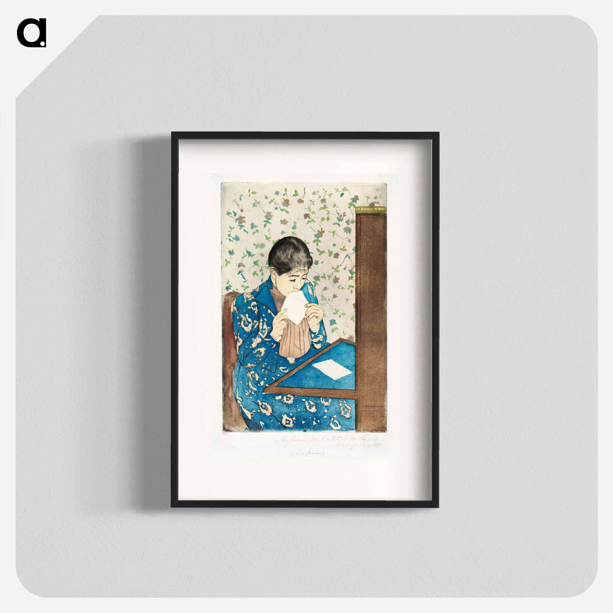 The Letter - Mary Cassatt Poster.