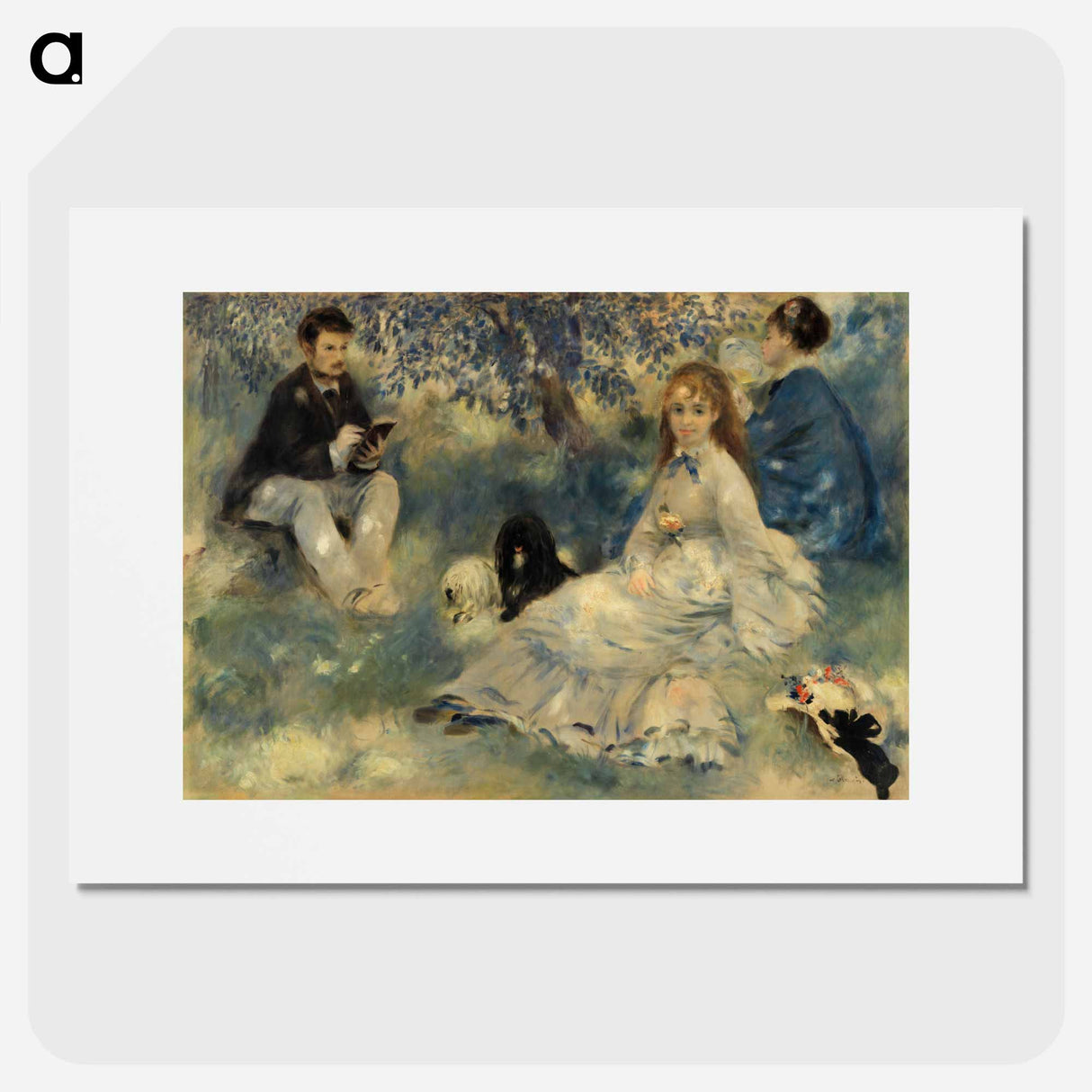 Henriot Family - Pierre-Auguste Renoir Poster.