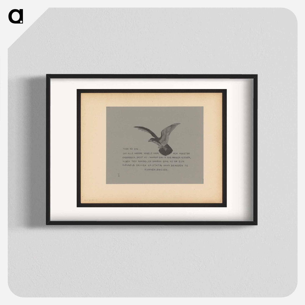 Arend met a winter contest in the rugby - Theo van Hoytema Poster.