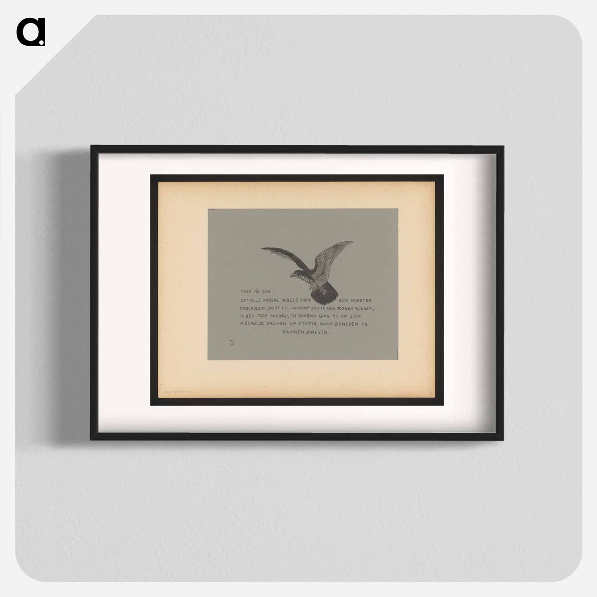 Arend met a winter contest in the rugby - Theo van Hoytema Poster.