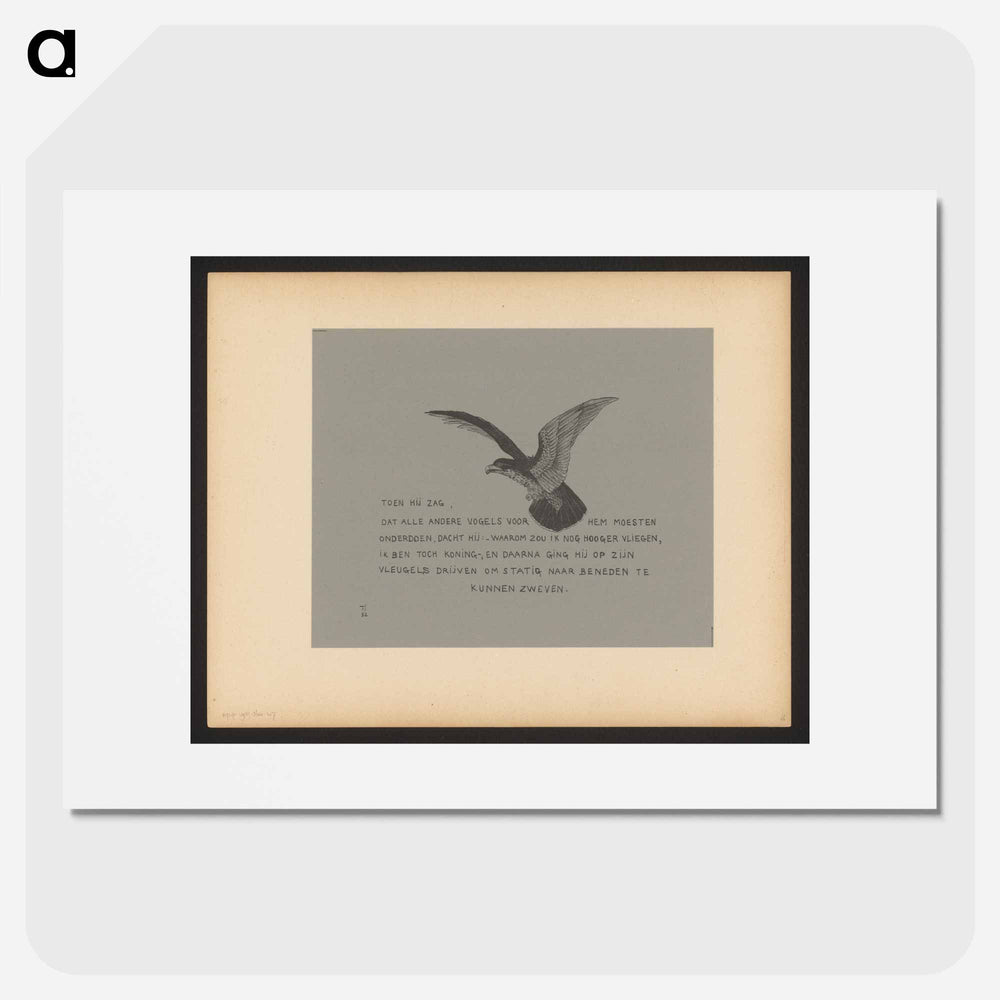 Arend met a winter contest in the rugby - Theo van Hoytema Poster.