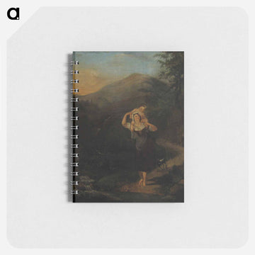 A woman and a child in the notch - トーマス コール Memo.