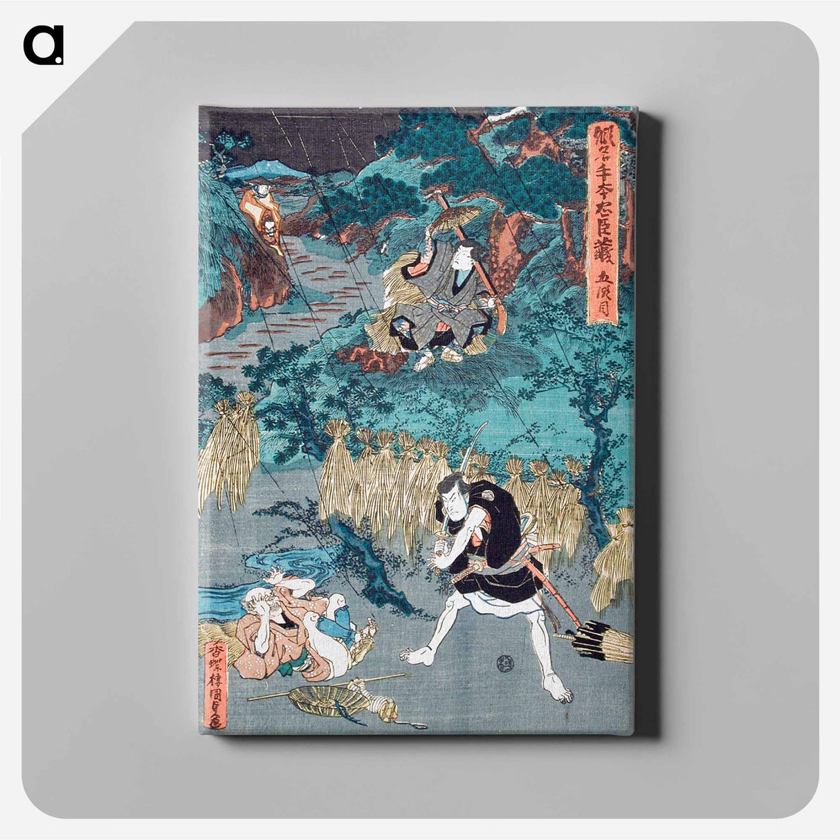 アートパネル-Act V: Meeting of Kampei and Yagorō
- 歌川 国貞 Canvas.
