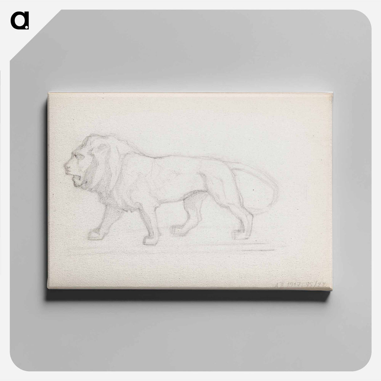 (unknown)part of a sketchbook - アルバート エーデルフェルト Canvas.