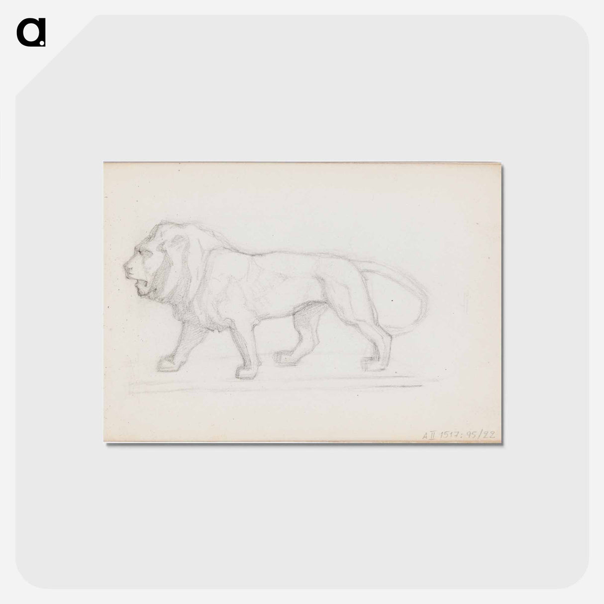 (unknown)part of a sketchbook - アルバート エーデルフェルト Postcard.