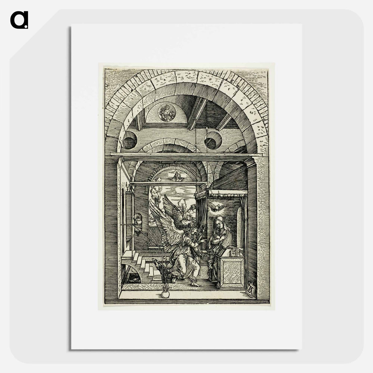 The Annunciation - アルブレヒト デューラー Poster.