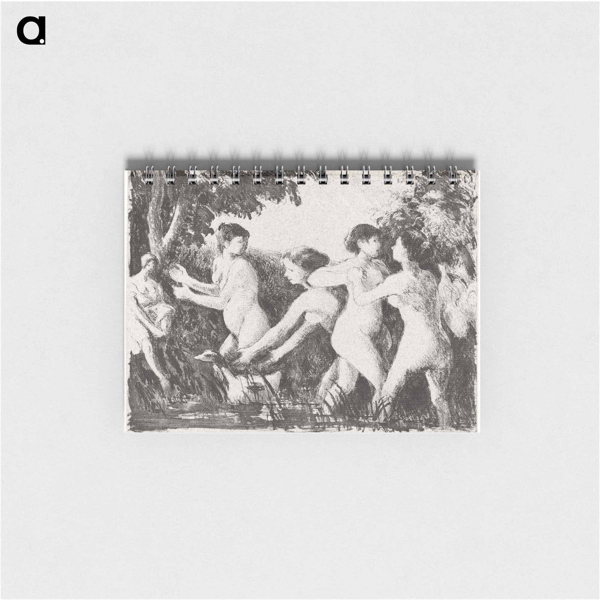 Bathers Wrestling - カミーユ ピサロ Memo.