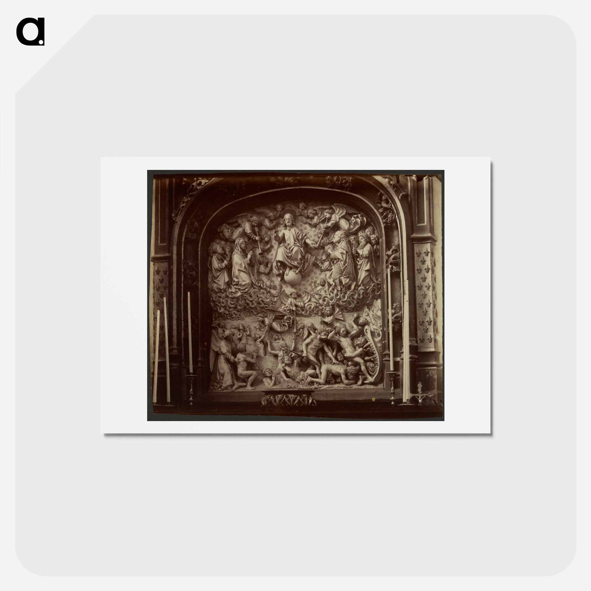 アートポストカード-Eglise Saint-Vulfran
- ウジェーヌ アジェ Postcard.