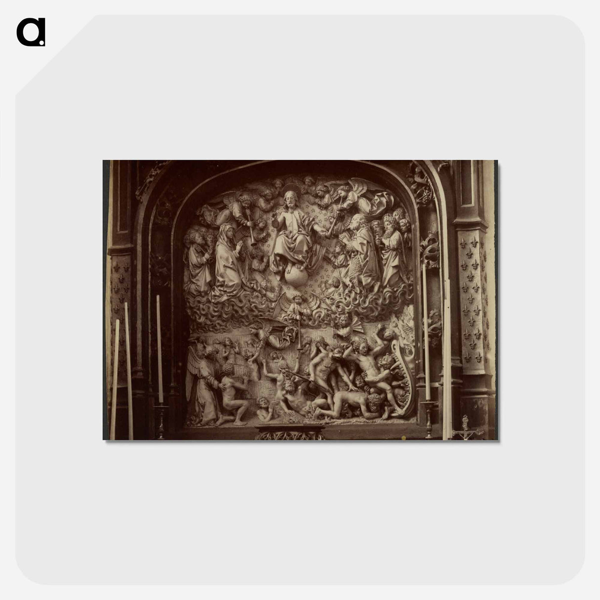 アートポストカード-Eglise Saint-Vulfran
- ウジェーヌ アジェ Postcard.