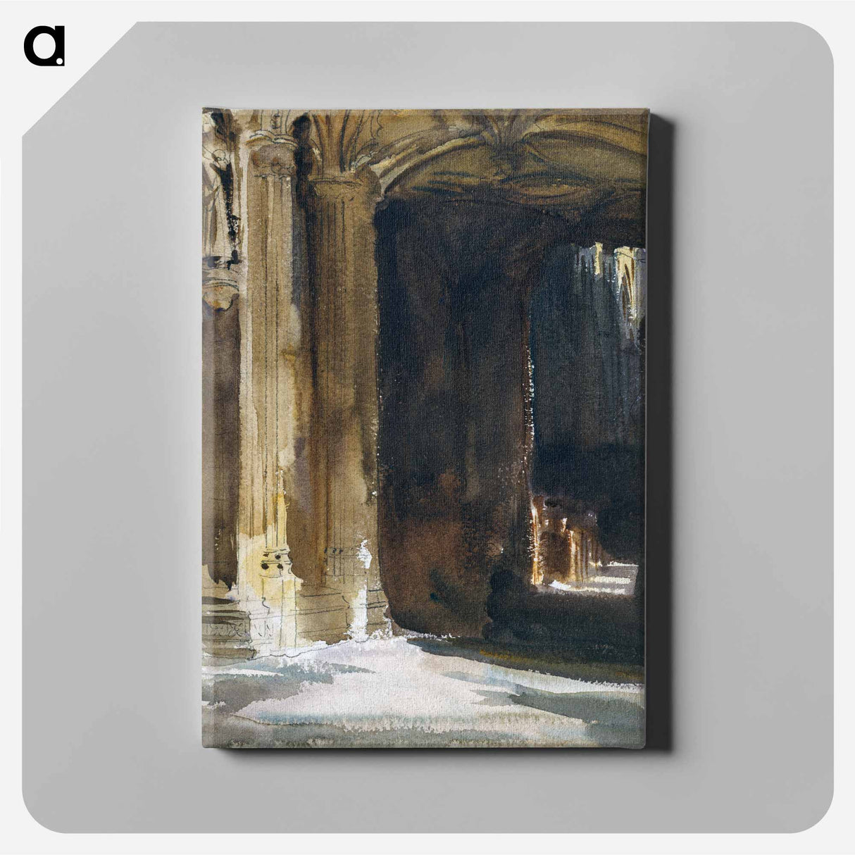 アートパネル-Cathedral Interior - ジョン シンガー サージェント Canvas.