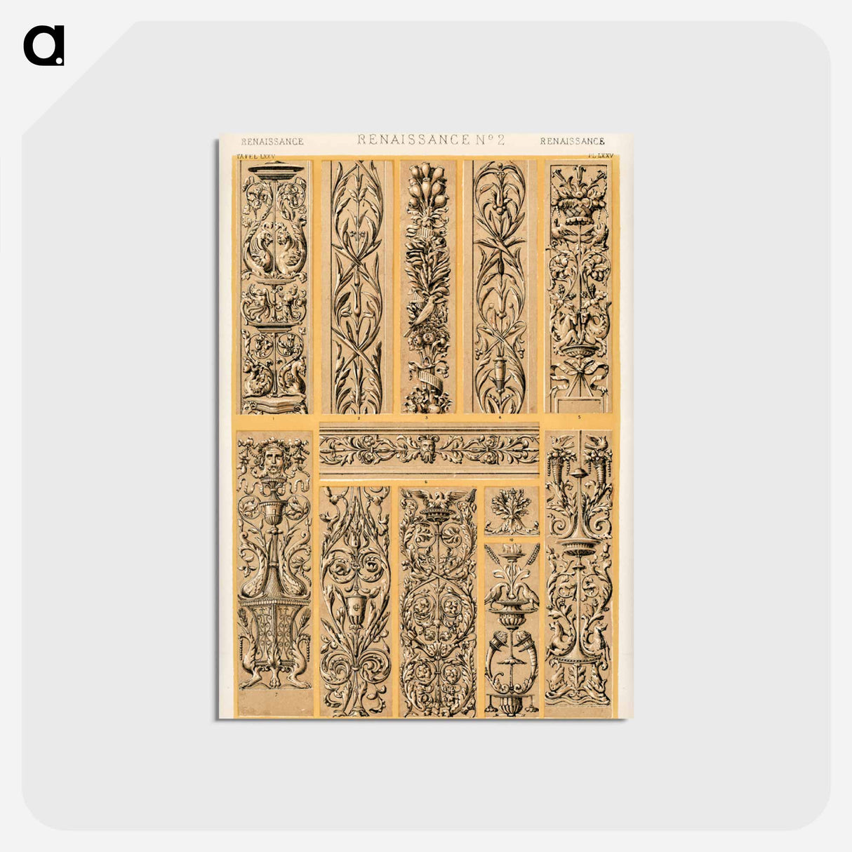 アートポストカード-Grammar of Ornament Illustration
- 装飾の文法 Postcard.