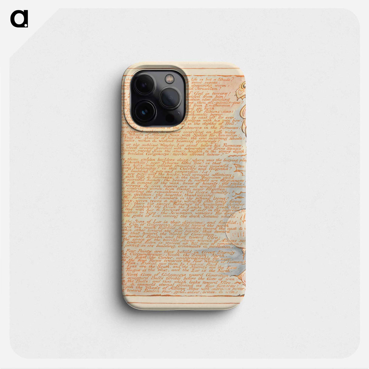 Jerusalem, Plate 12, "Why wilt thou give to her...." - William Blake Phone Case.