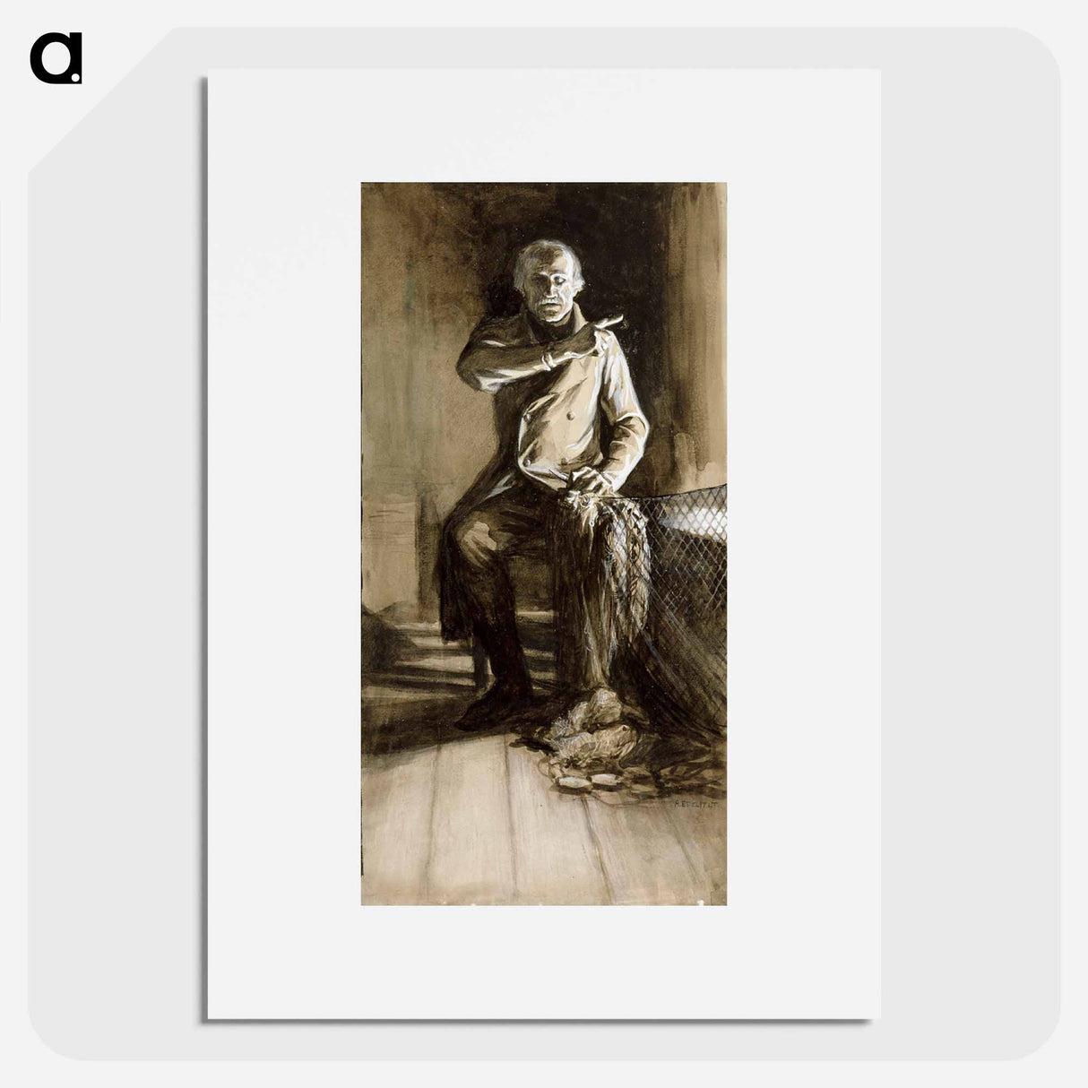 Ensign stål - アルバート エーデルフェルト Poster.