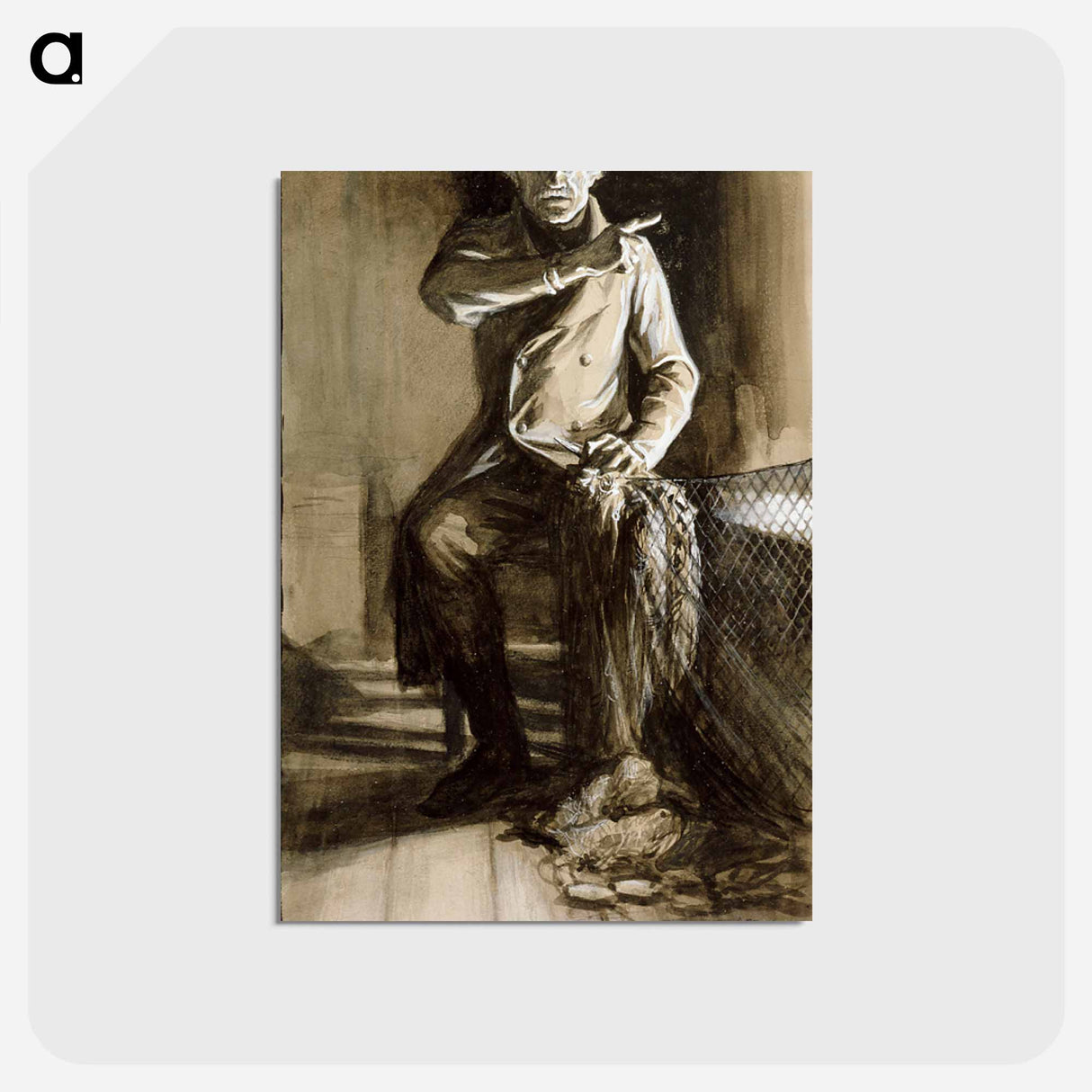 Ensign stål - アルバート エーデルフェルト Postcard.