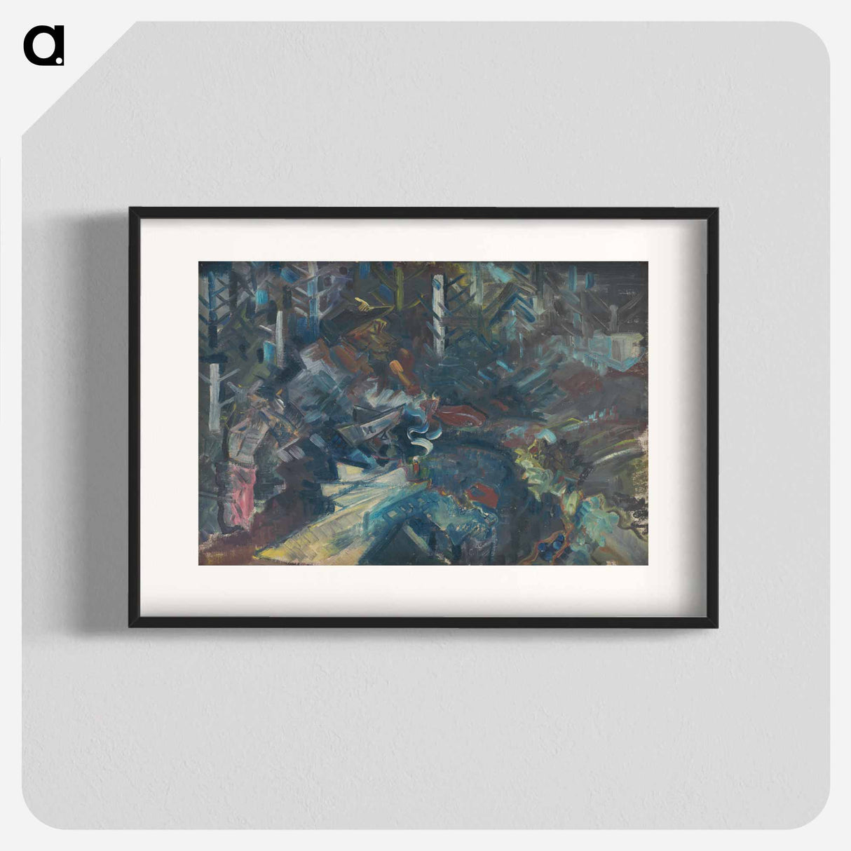 Group of men in the woods - アーノルド ピーター ワイズ クビンチャン Poster.