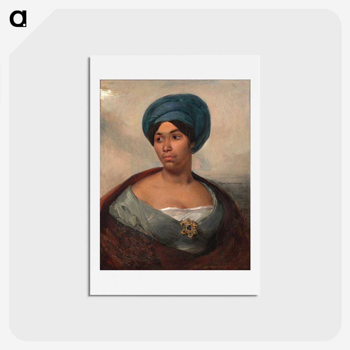 2-36_Eugene-Delacroix_hagaki