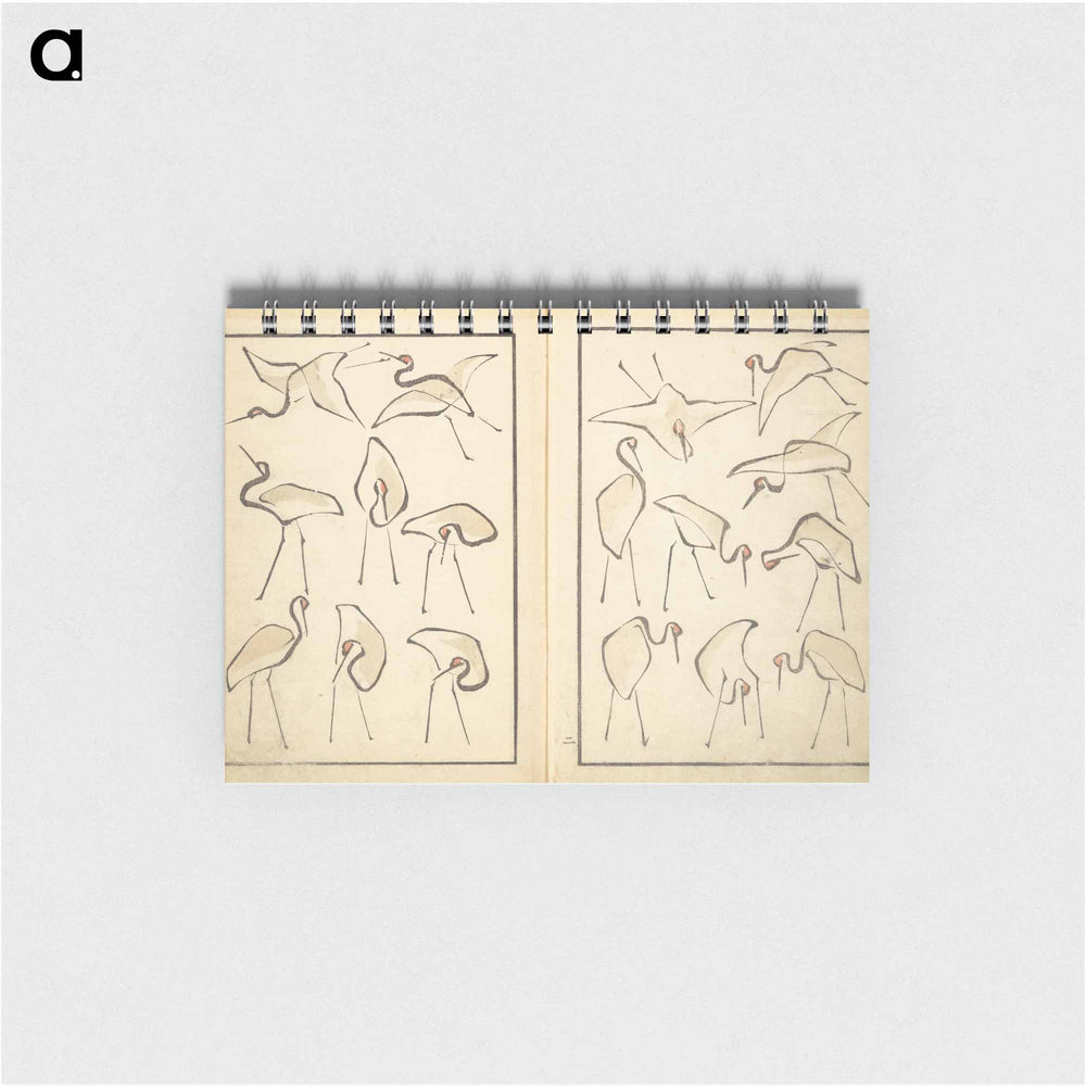 Transmitting the Spirit, Revealing Form of Things: Picture Album of Drawings at One Stroke - 葛飾 北斎 Memo.