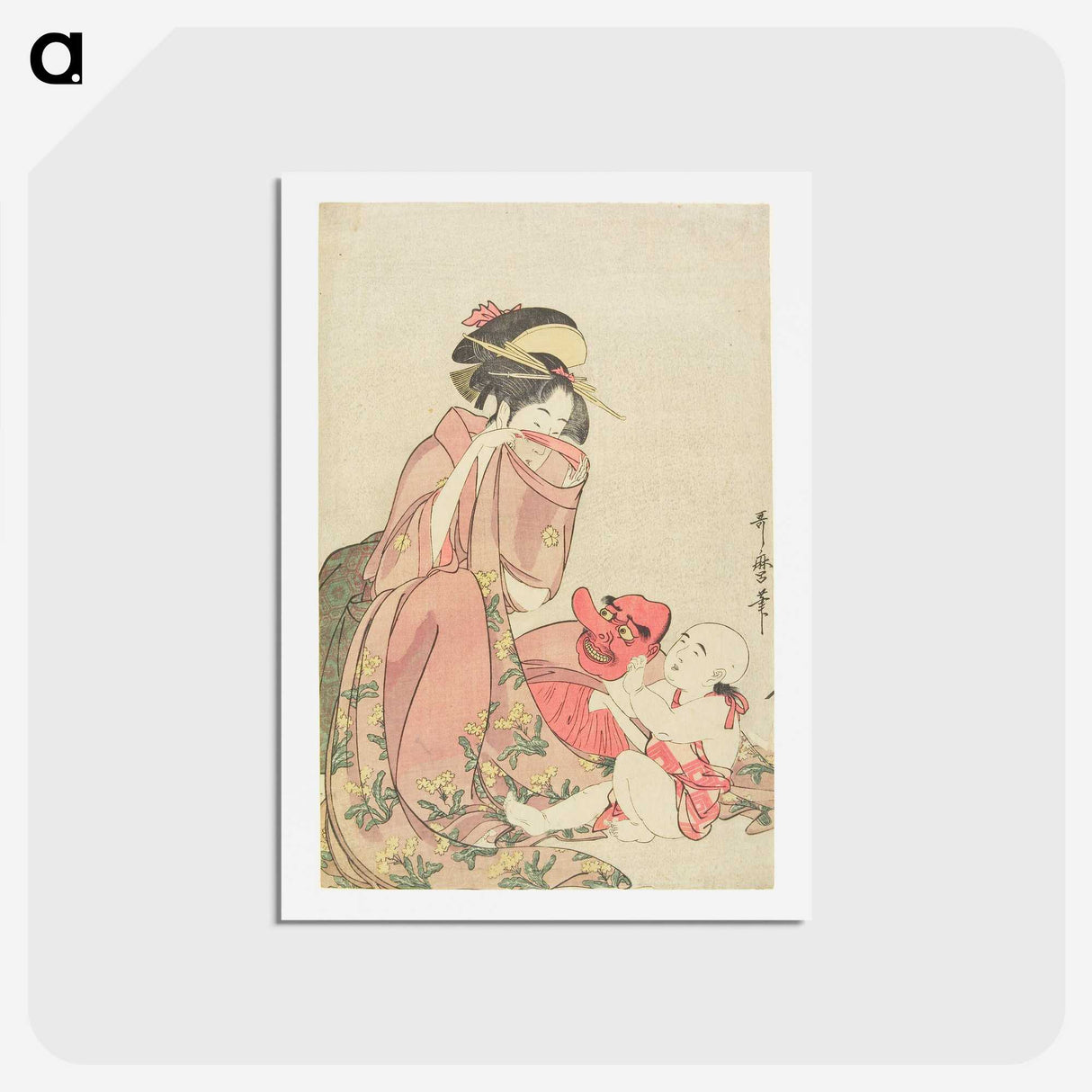 2-36_Kitagawa-Utamaro_hagaki