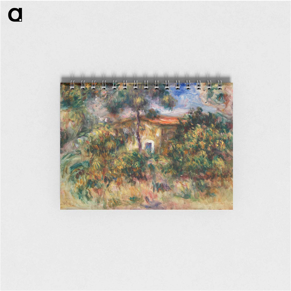 Farmhouse - ピエール オーギュスト ルノワール Memo.