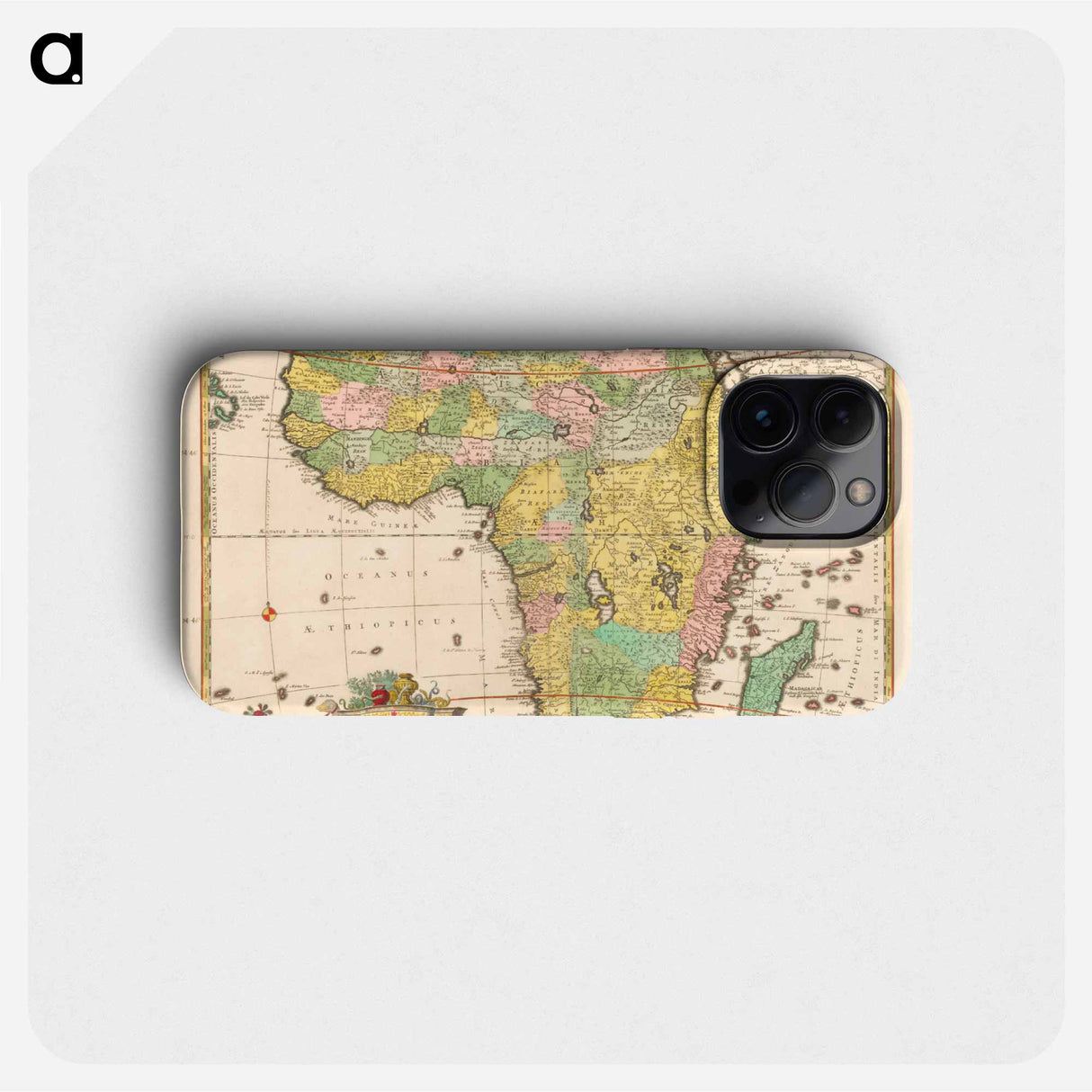 Kaart van Afrika - アンティーク地図 Phone Case.