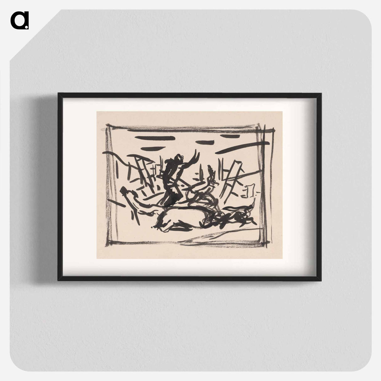 Expressive scene - アーノルド ピーター ワイズ クビンチャン Poster.