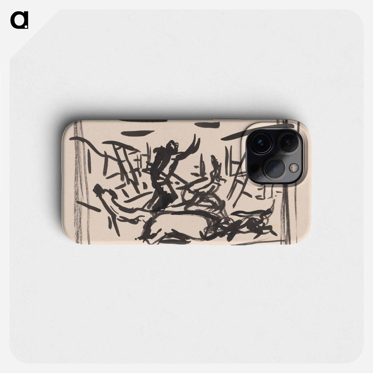 Expressive scene - アーノルド ピーター ワイズ クビンチャン Phone Case.