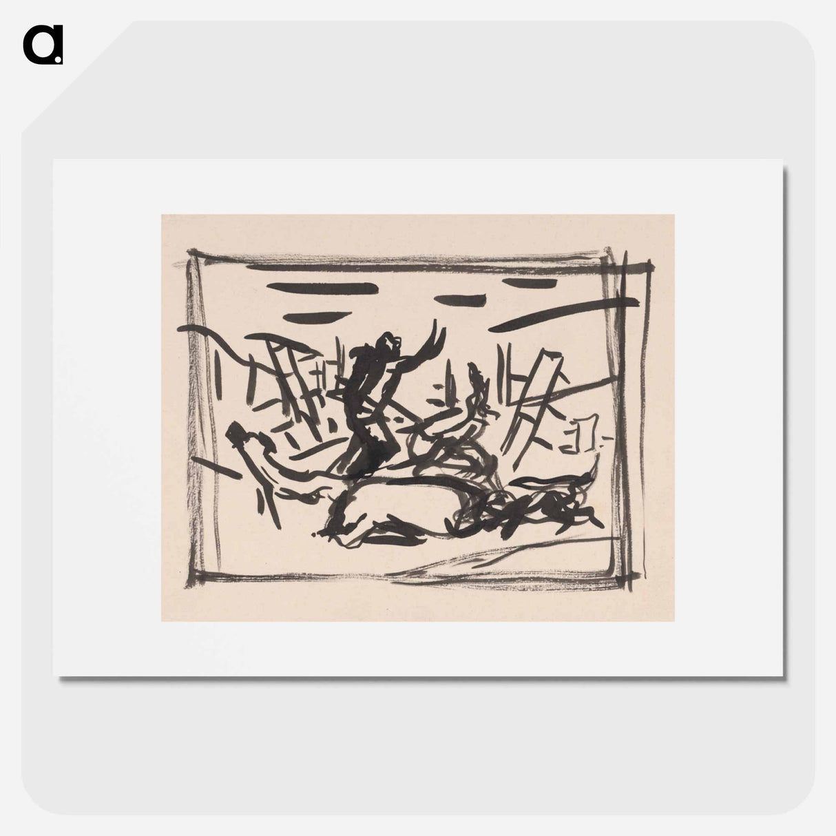 Expressive scene - アーノルド ピーター ワイズ クビンチャン Poster.