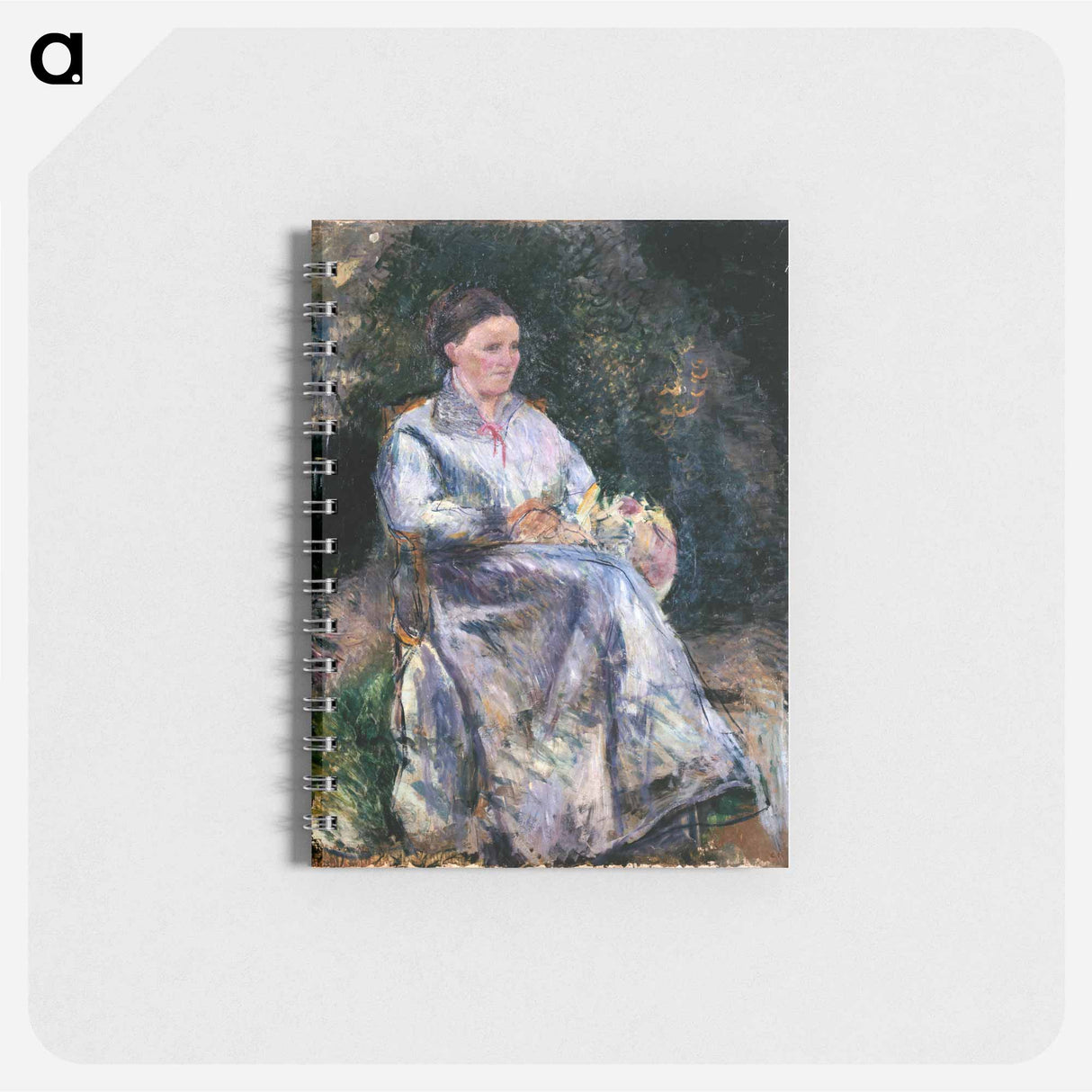 Julie Pissarro in the garden - カミーユ ピサロ Memo.