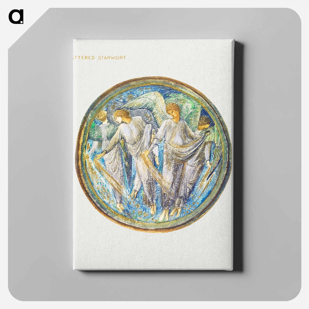 Scattered Starwort from The Flower Book - エドワード バーン ジョーンズ Canvas.